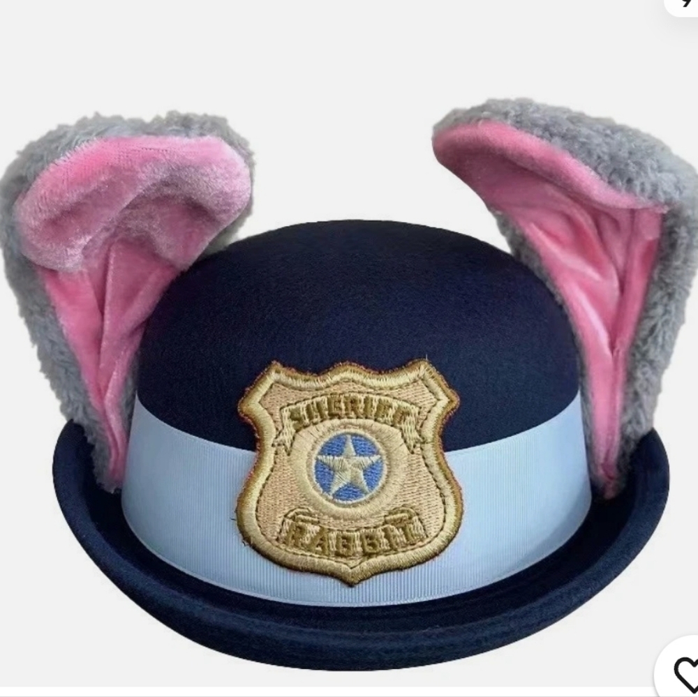 Zootopia Judy Hopps Rabbit Bowler Costume Hat